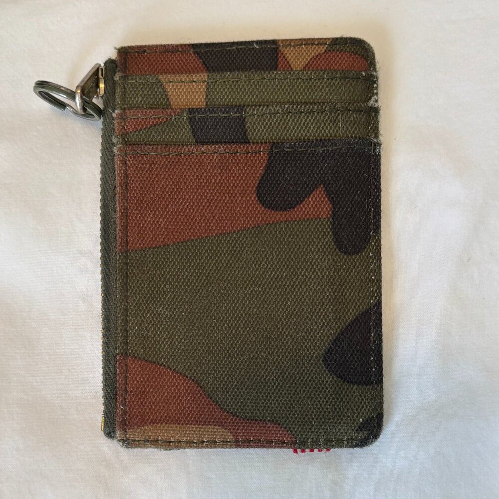 Herschel Sinclair Small crossbody Bag and coin/card wallet in Army Green, camo - Picture 13 of 15